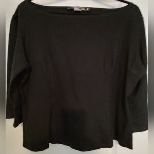 Pinup Girl Sabrina Top in Black